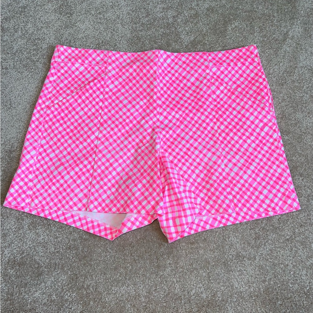 NWOT Lilly Pulitzer Pink Gingham Women's Shorts